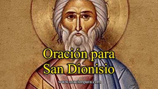 Oración A San Dionisio