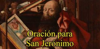 Oración a San Jerónimo