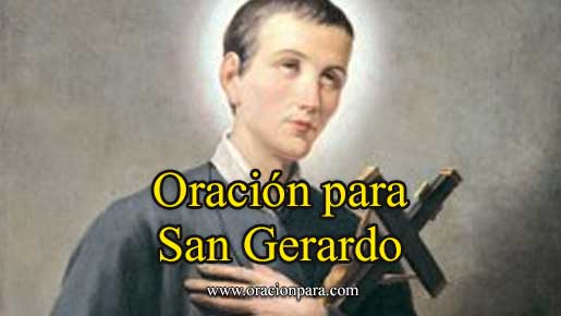 Oración A San Gerardo